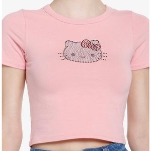 Rock Your Baby Pretty Kitty L/S T-Shirt - Pink main image 0